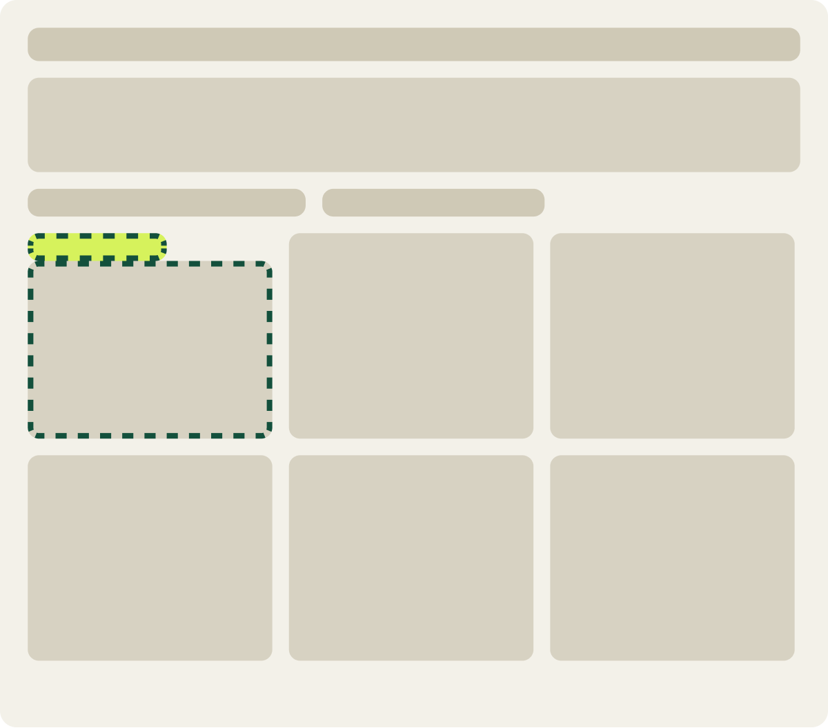Var A: Most popular flag wireframe