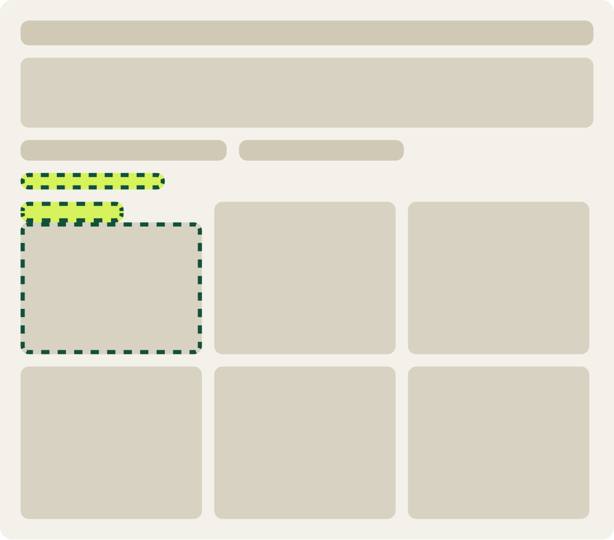 Var B: Flag + star ratings wireframe