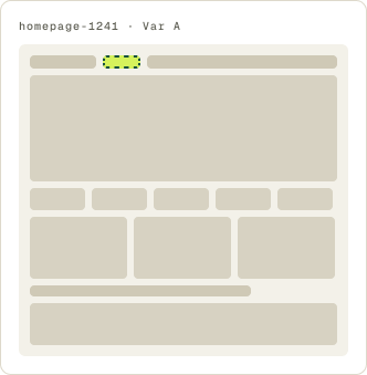 Var A: Award badge by the logo wireframe