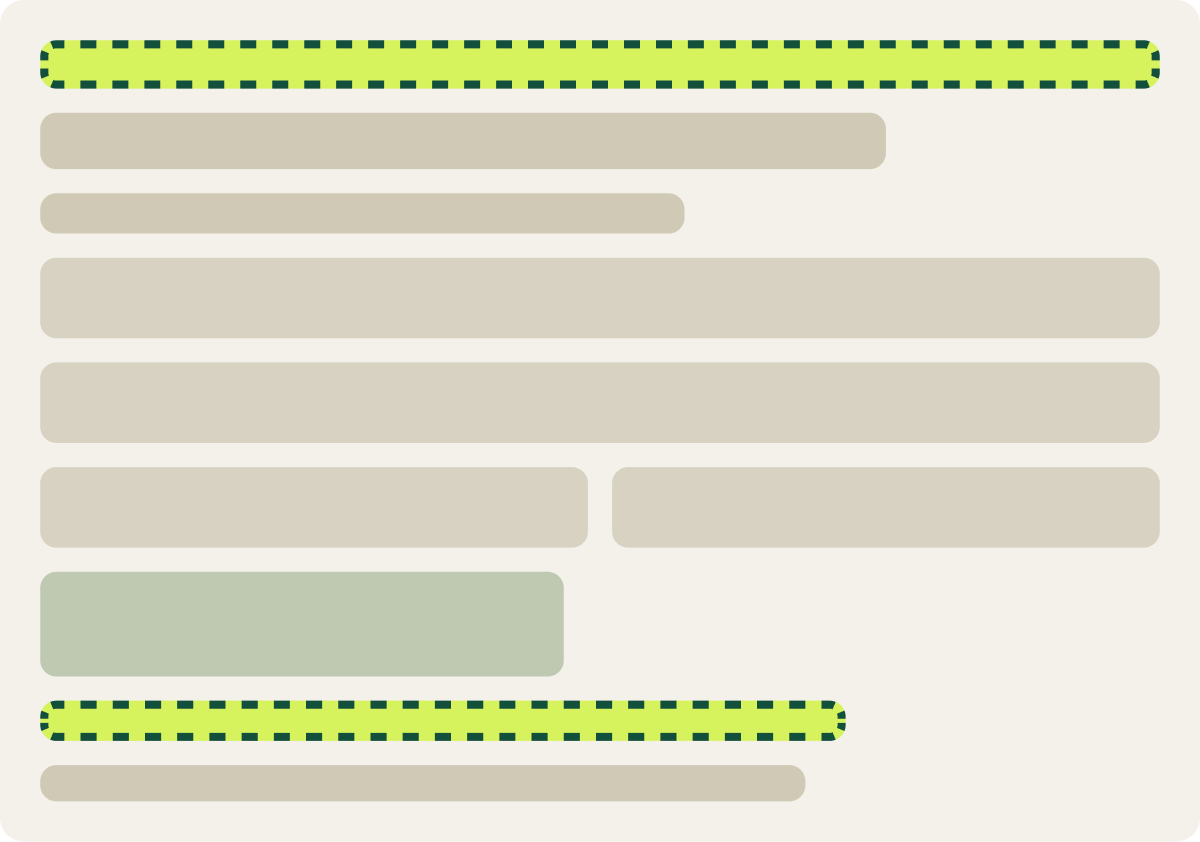 Var A: Social proof wireframe