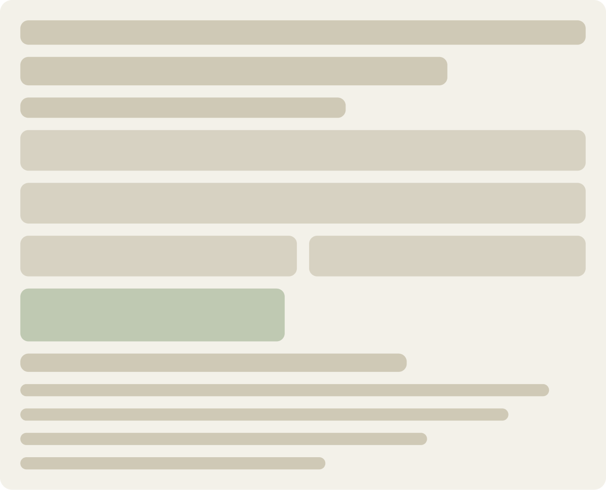Control wireframe