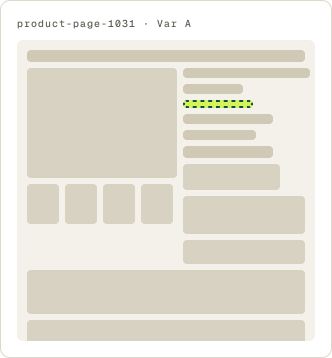 Var A: Link to Q&A wireframe