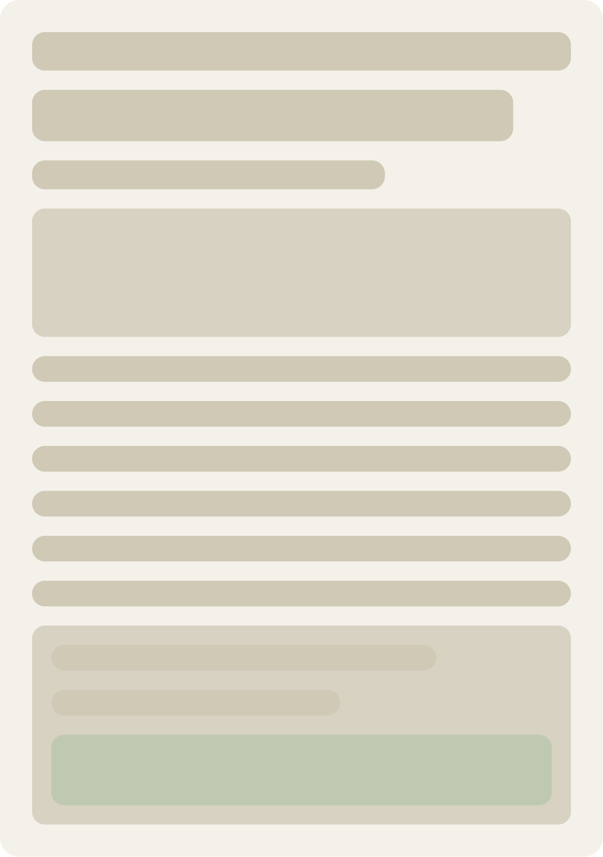 Control wireframe