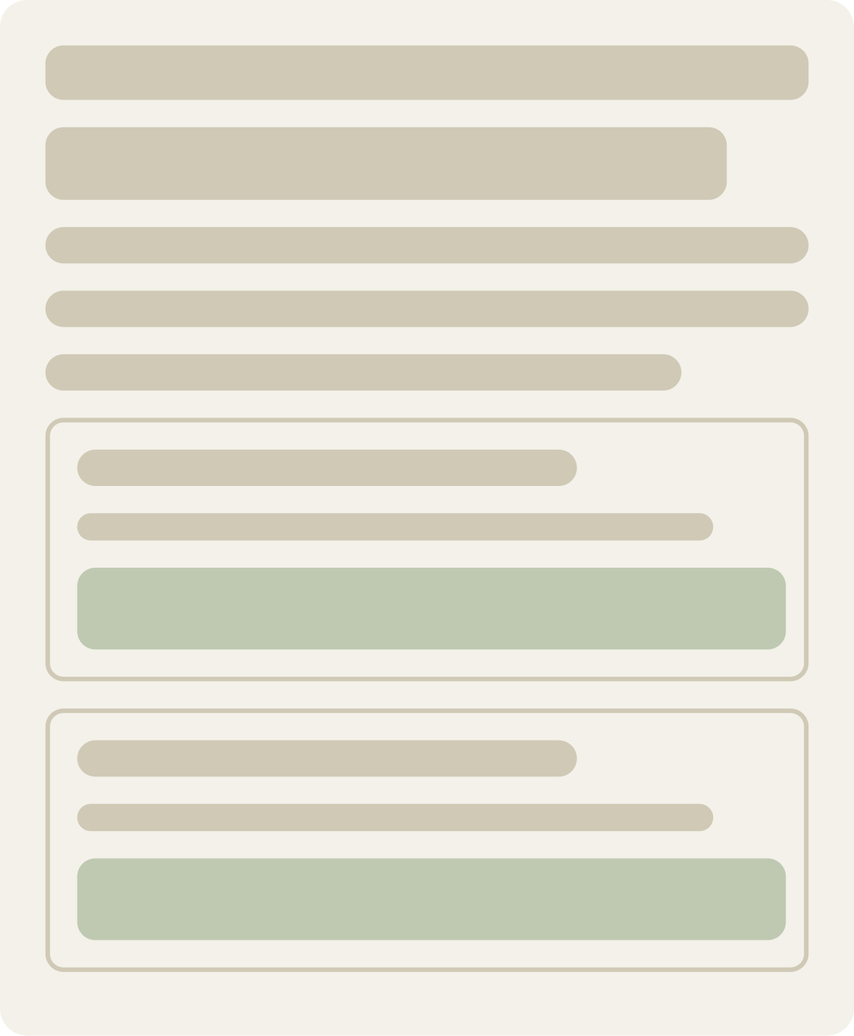 Control wireframe