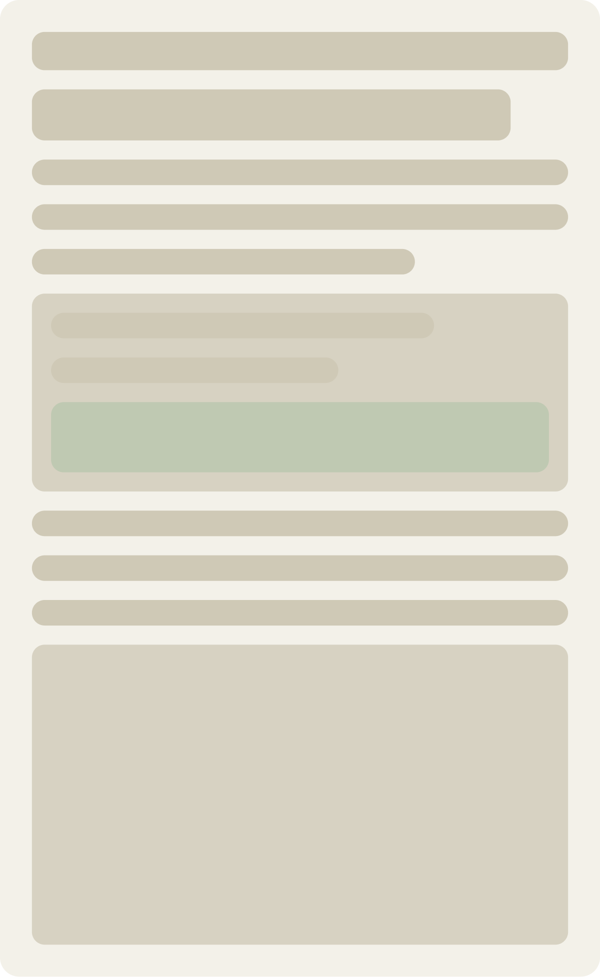 Control wireframe