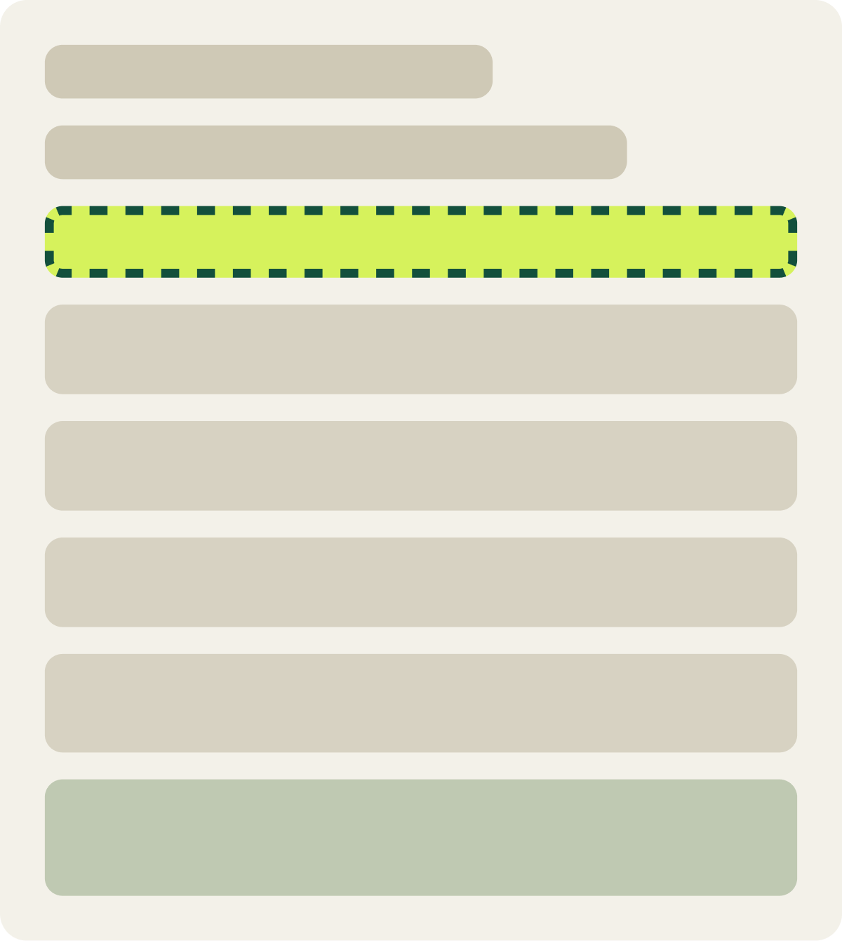 Var A: Countdown timer wireframe