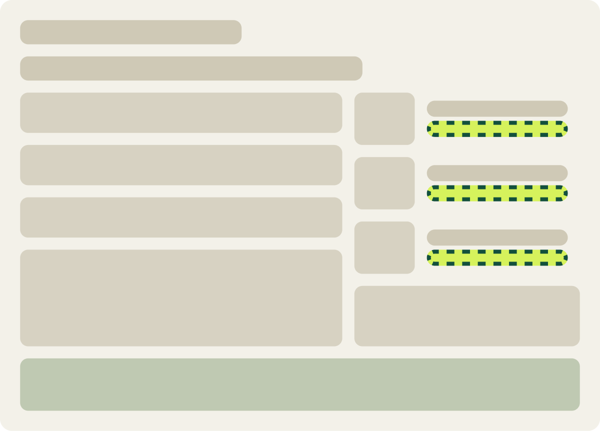 Var A: Star ratings wireframe