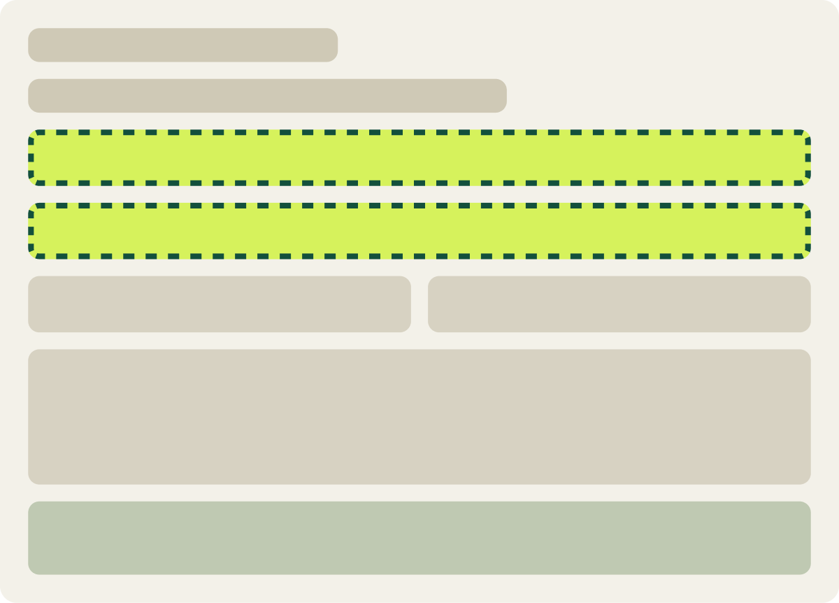 Var B: Delivery address cleanup wireframe