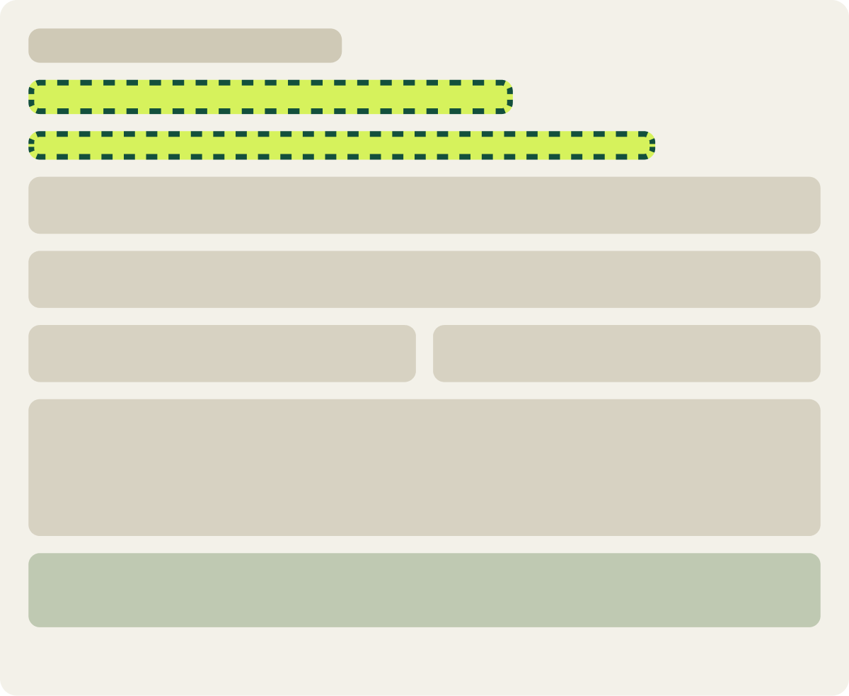 Var A: Late fees urgency wireframe