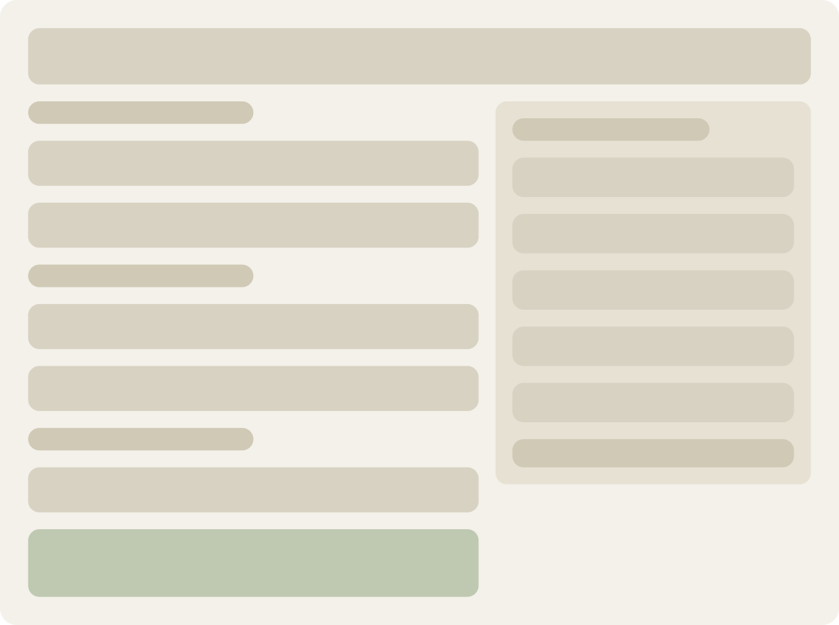 Control wireframe
