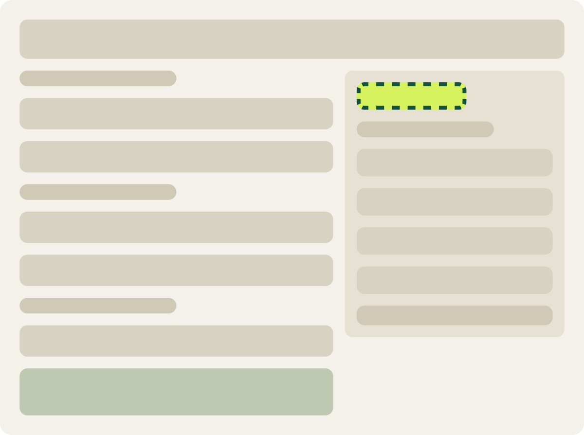 Var B: Countdown timer wireframe