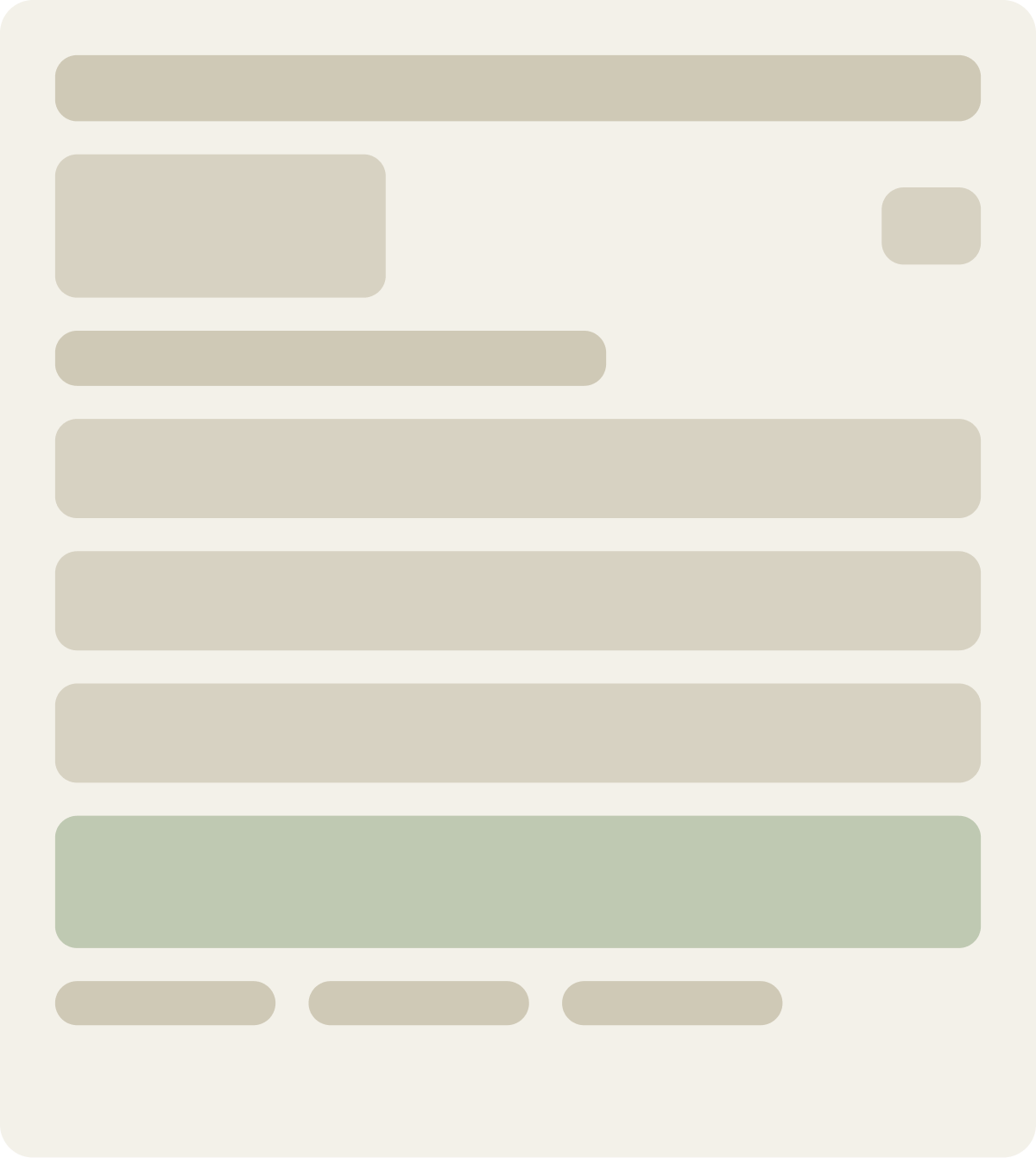 Control wireframe