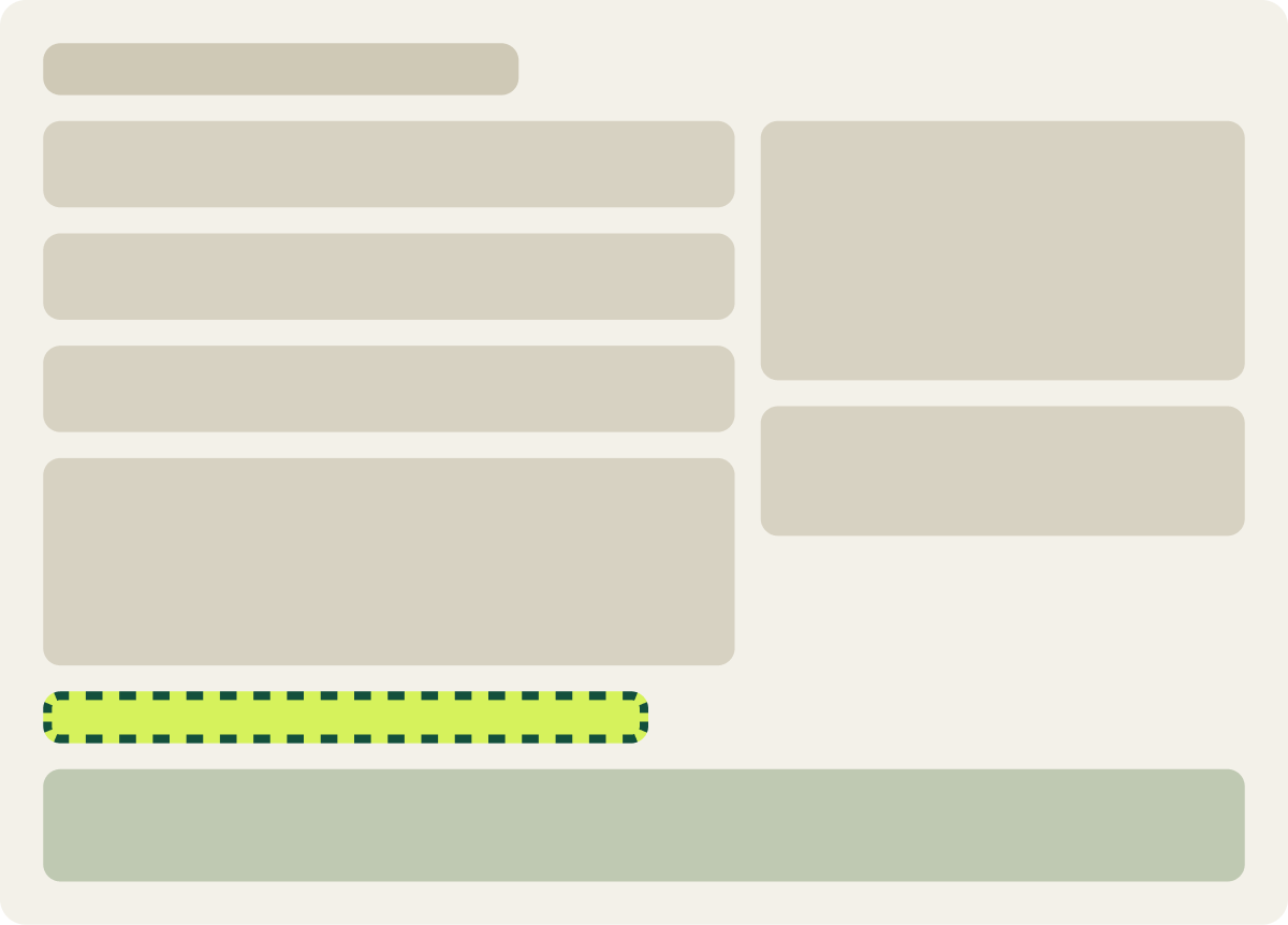 Var A: 1 today only message wireframe