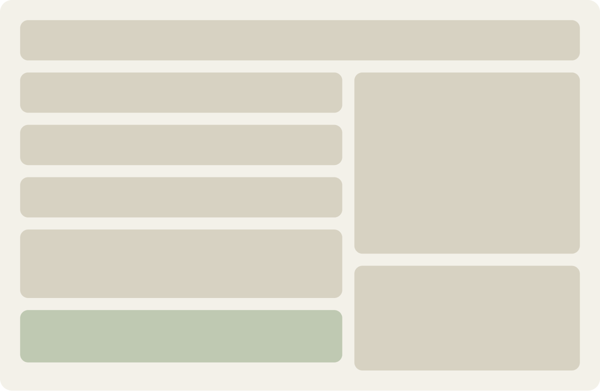 Control wireframe