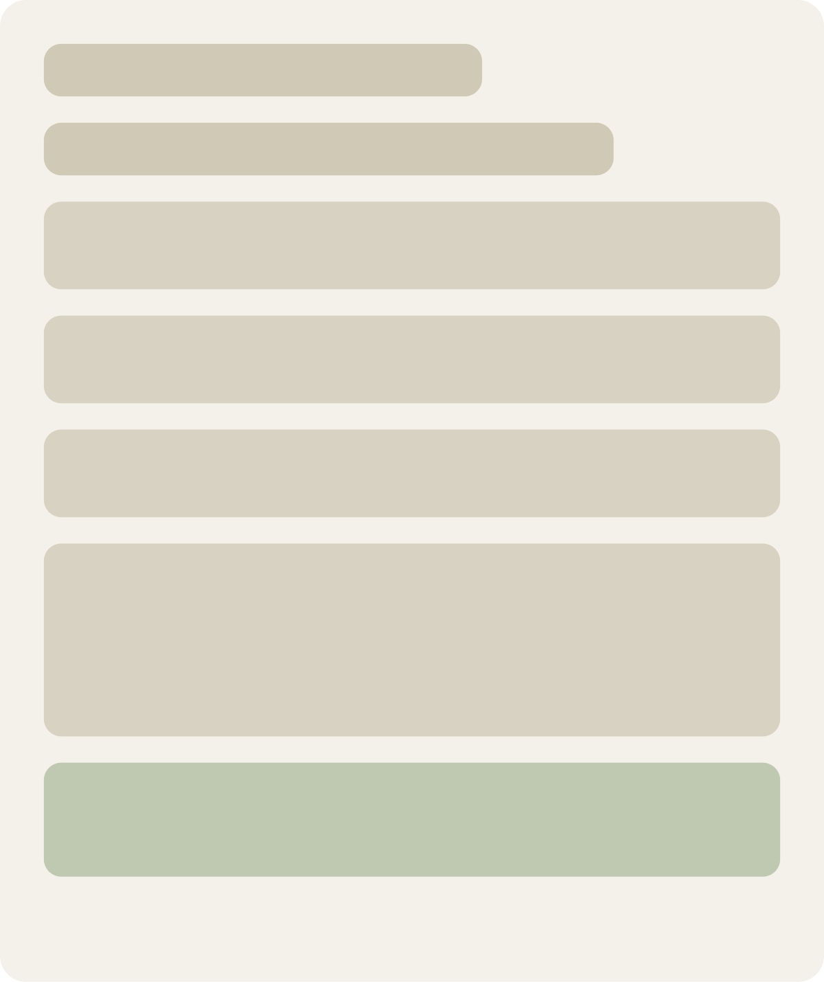 Control wireframe