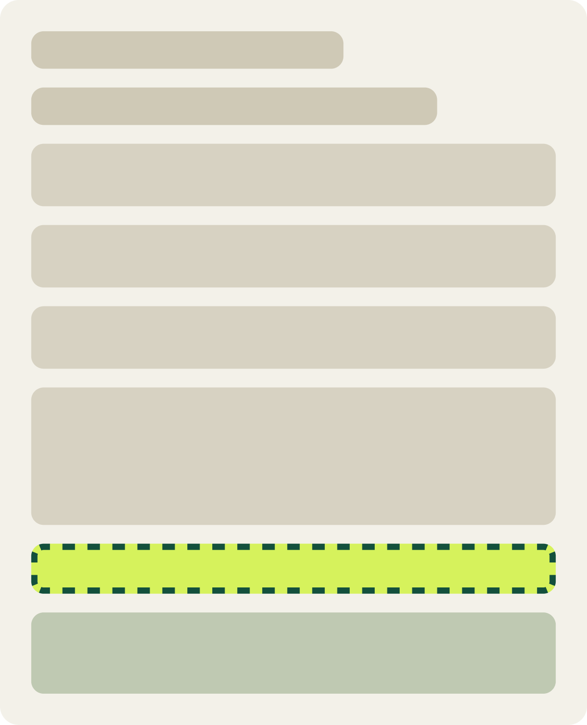 Var A: Trust badges wireframe