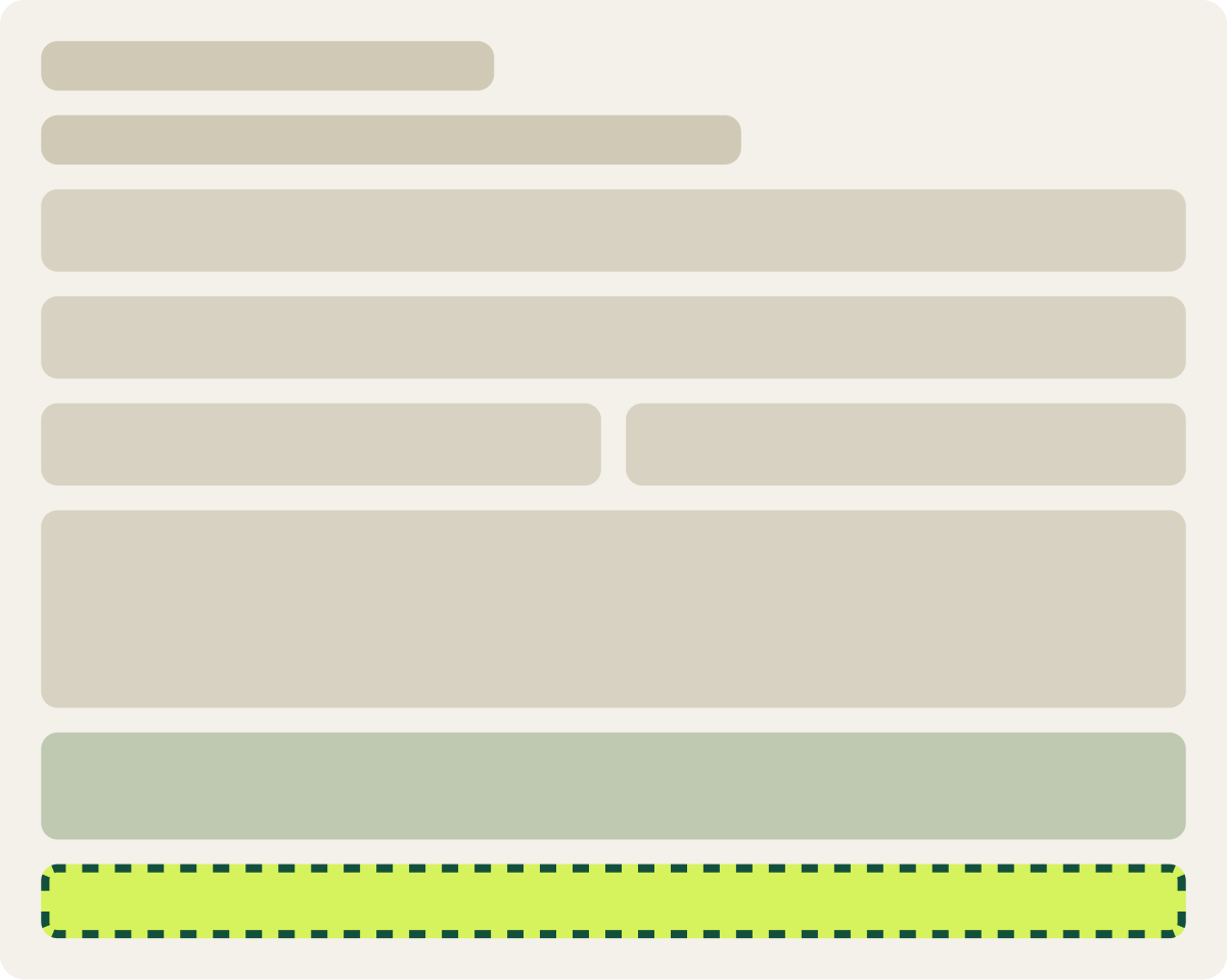Var A: Trust icons wireframe