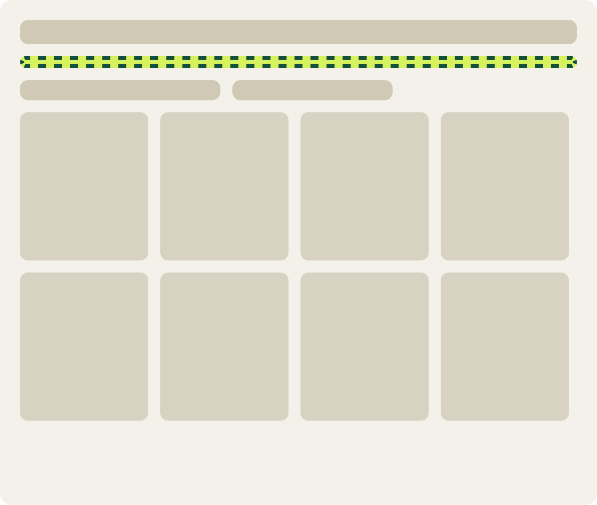 Var A: Hero image removed wireframe