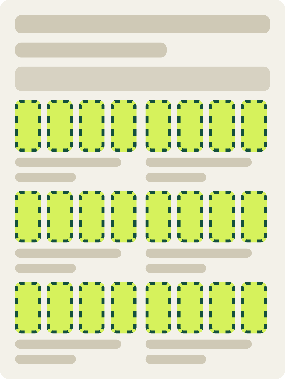 Var A: New preview images wireframe