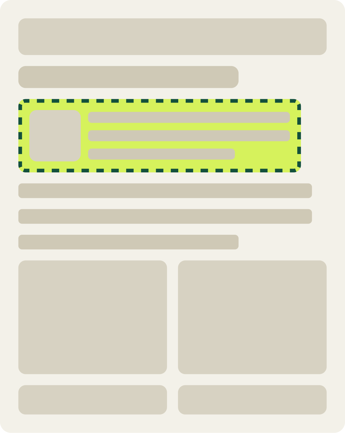 Var A: Customer review with photo wireframe