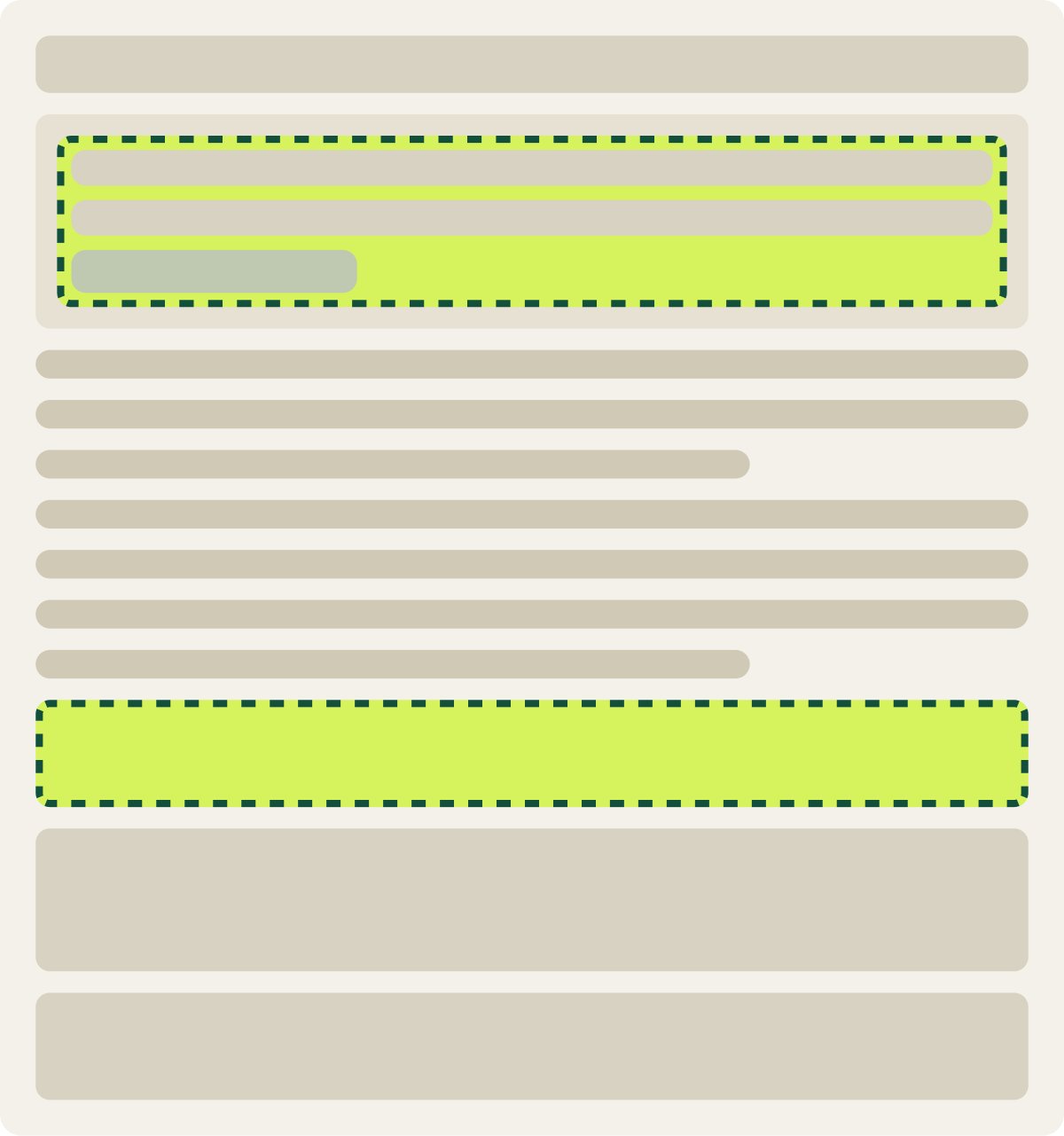 Var A: Form first wireframe