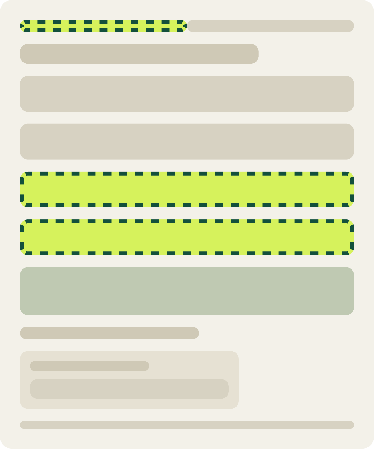 Var B: Move email and phone wireframe