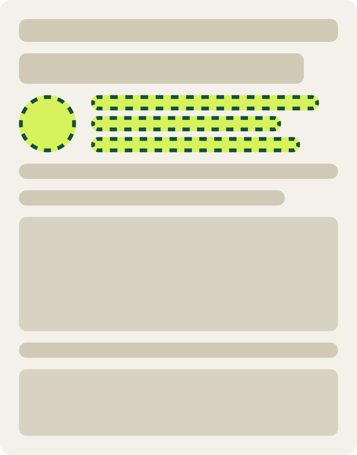 Var C: Reviewer bio wireframe