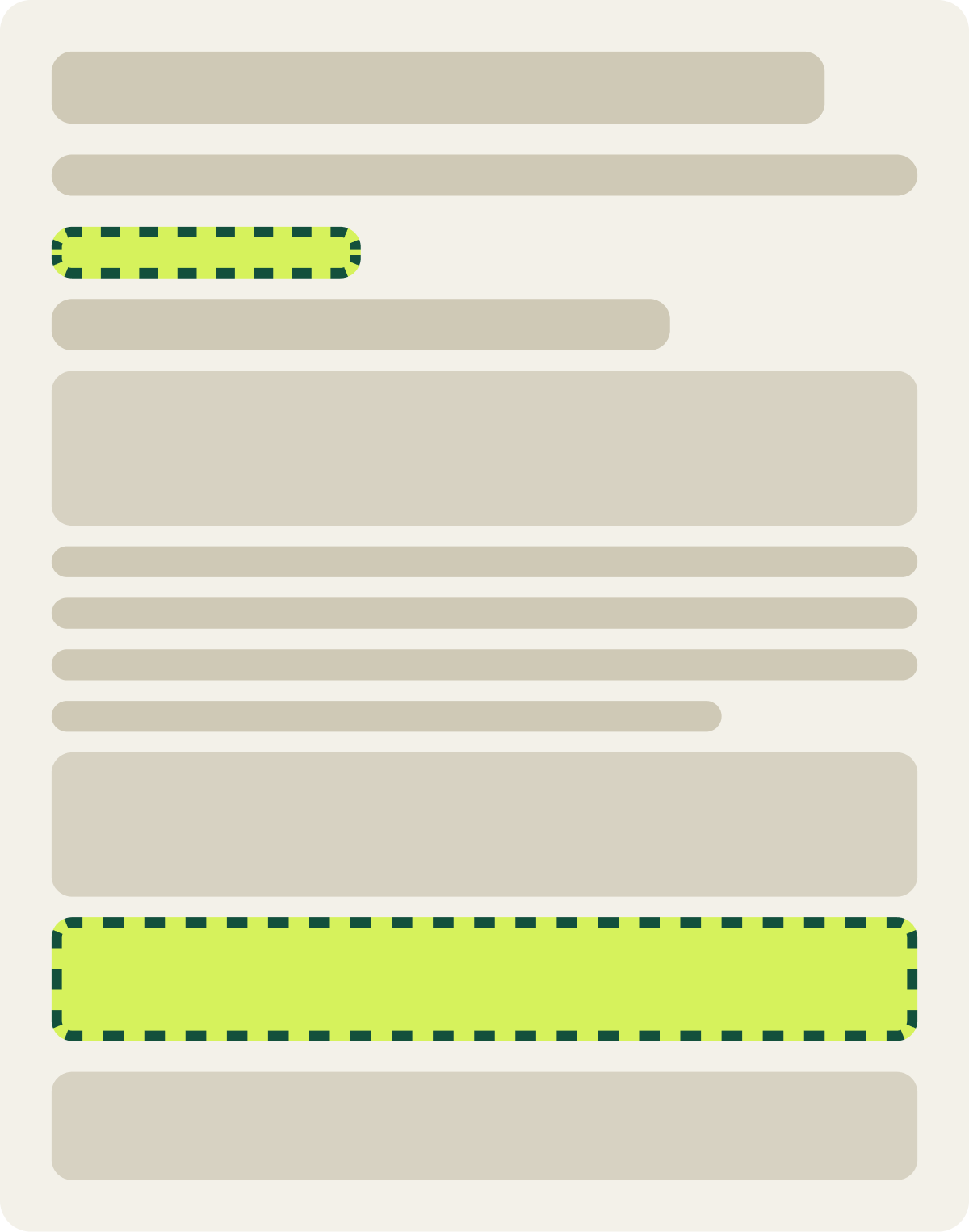 Var A: Higher contrast wireframe