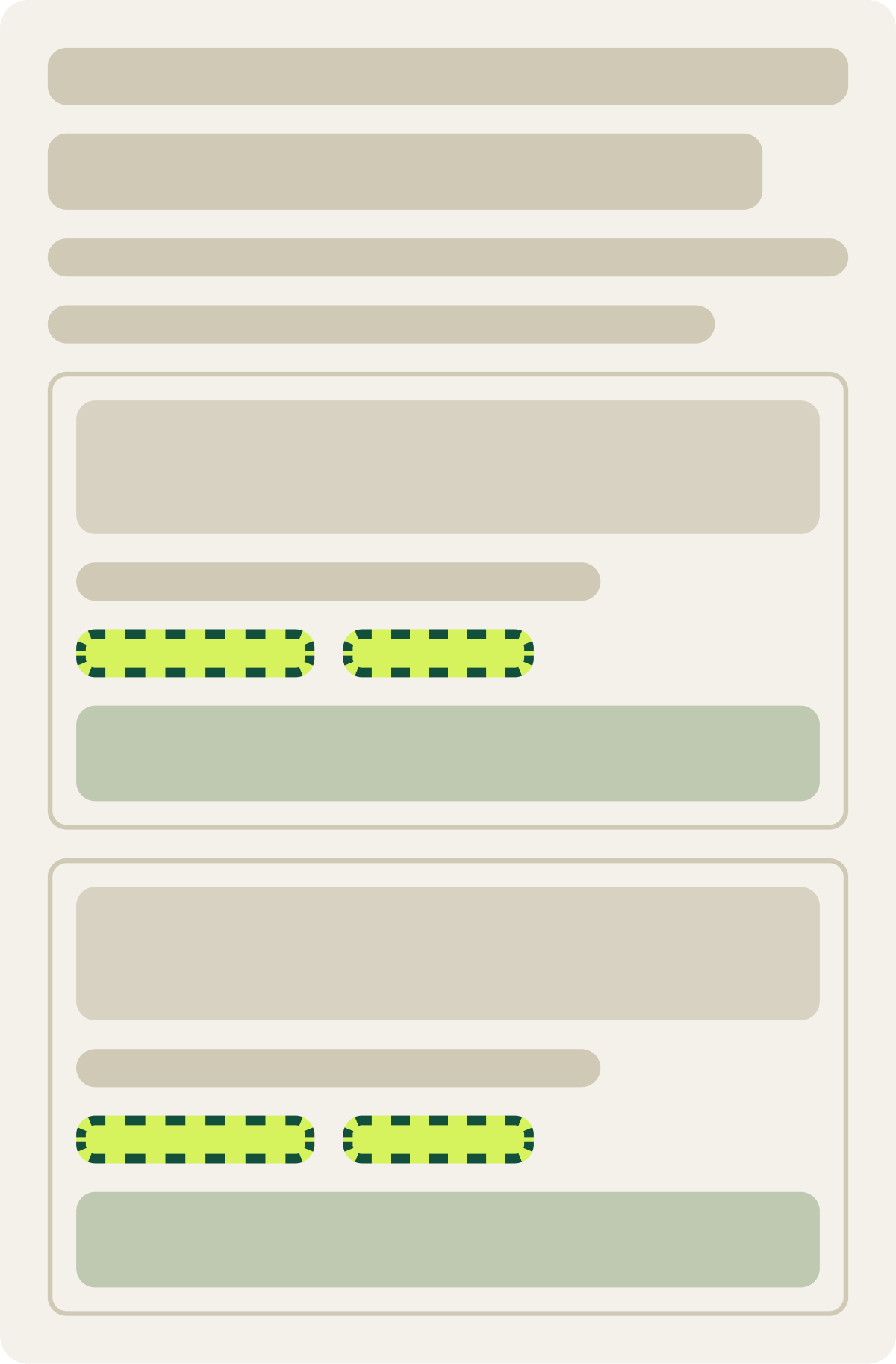 Var B: Price and retailer wireframe