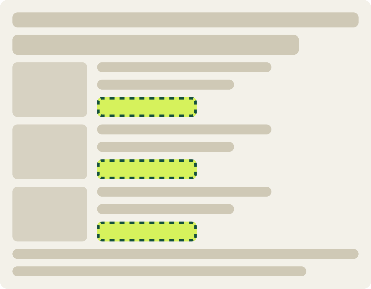 Var A: Same window wireframe