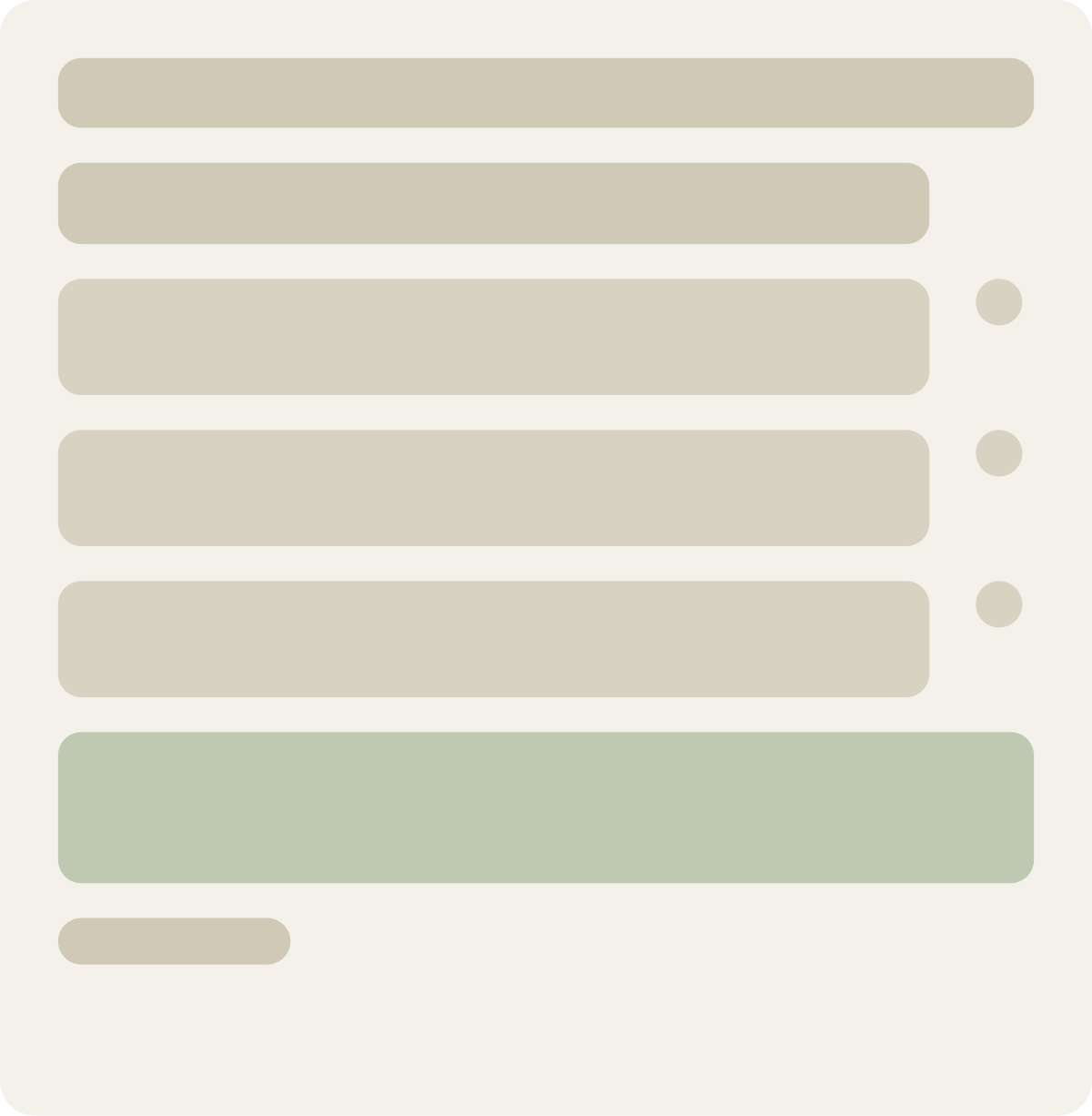 Control wireframe
