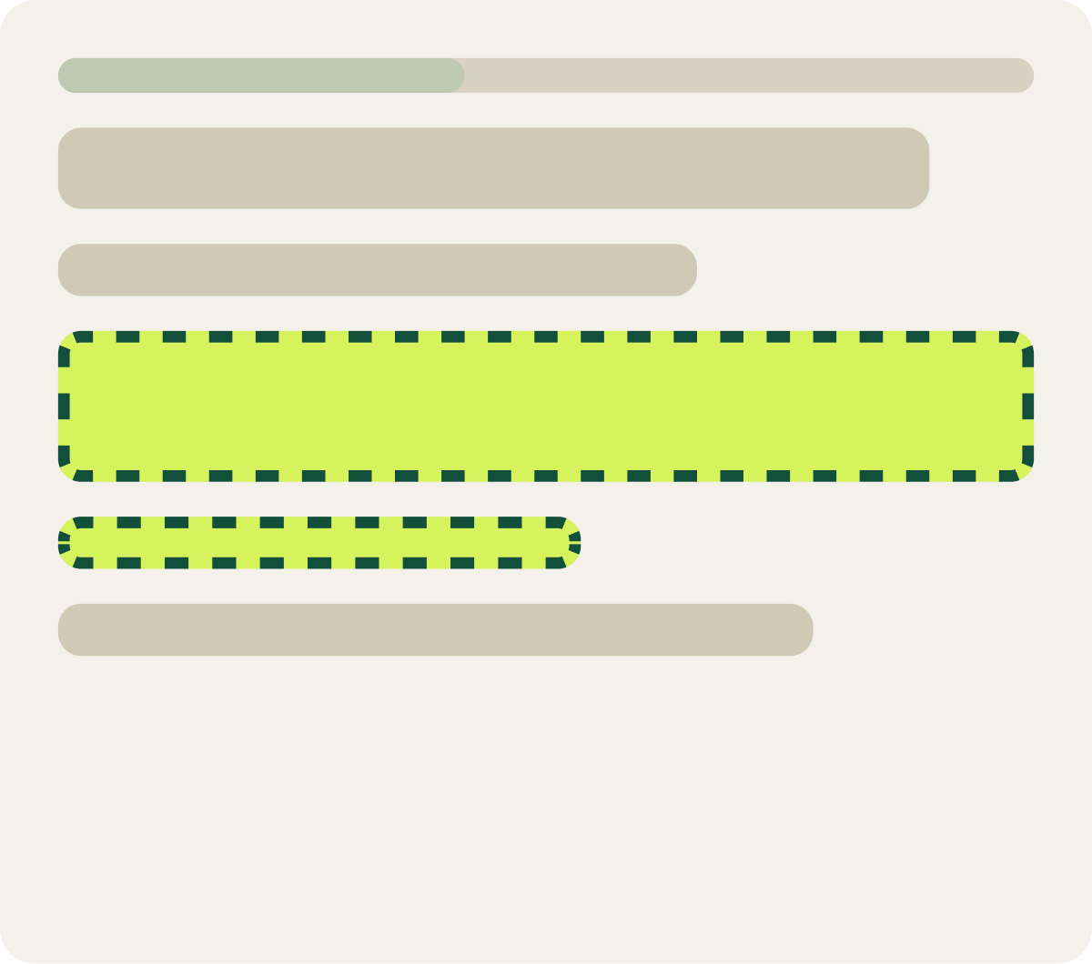 Var A: Easier provider step wireframe