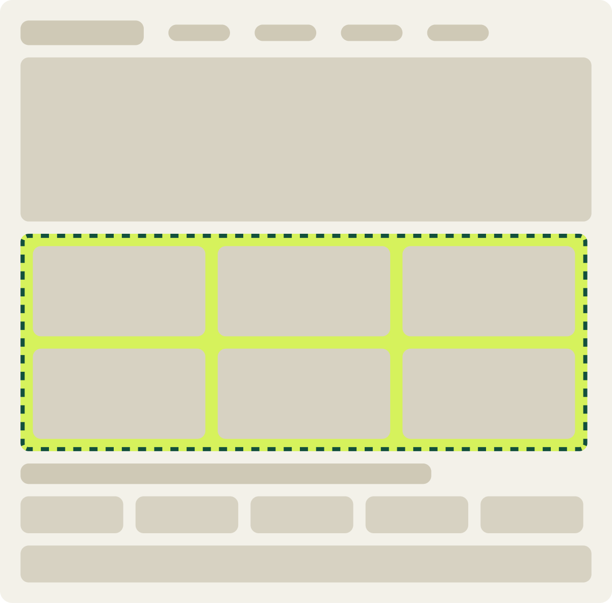 Var A: Left navigation removed wireframe