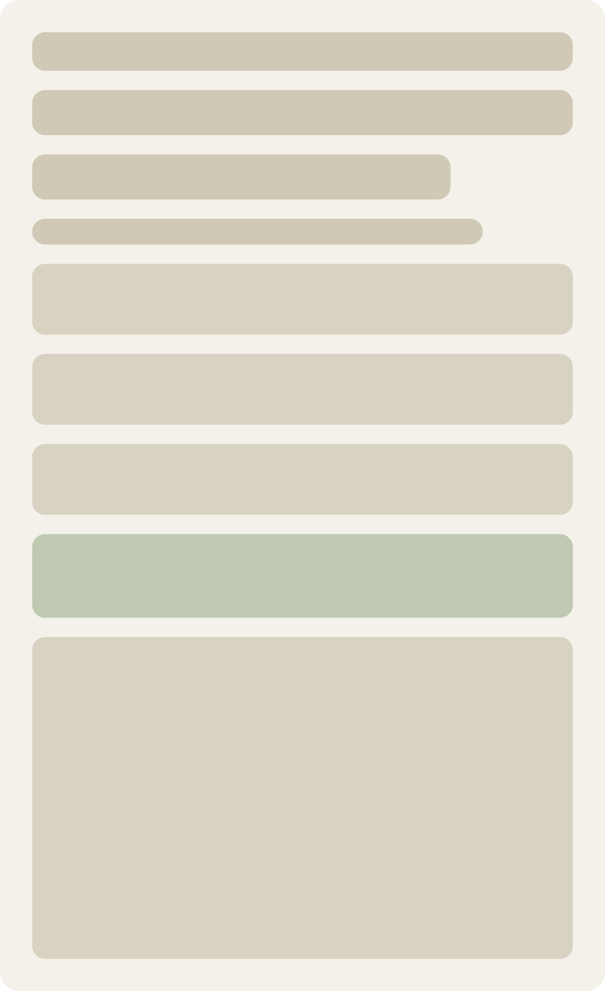 Control wireframe