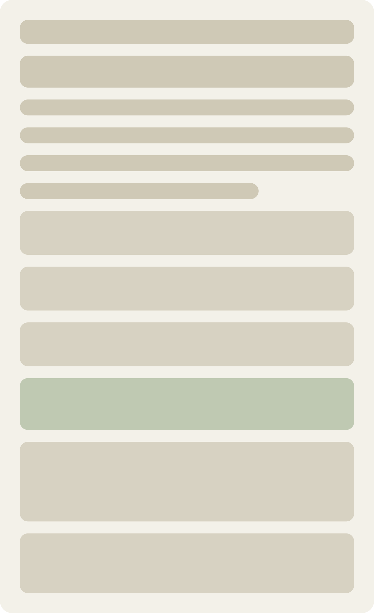 Control wireframe