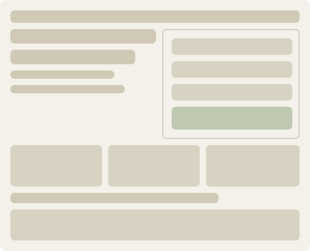 Control wireframe