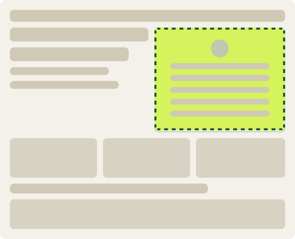 Var A: 5-step timer wireframe