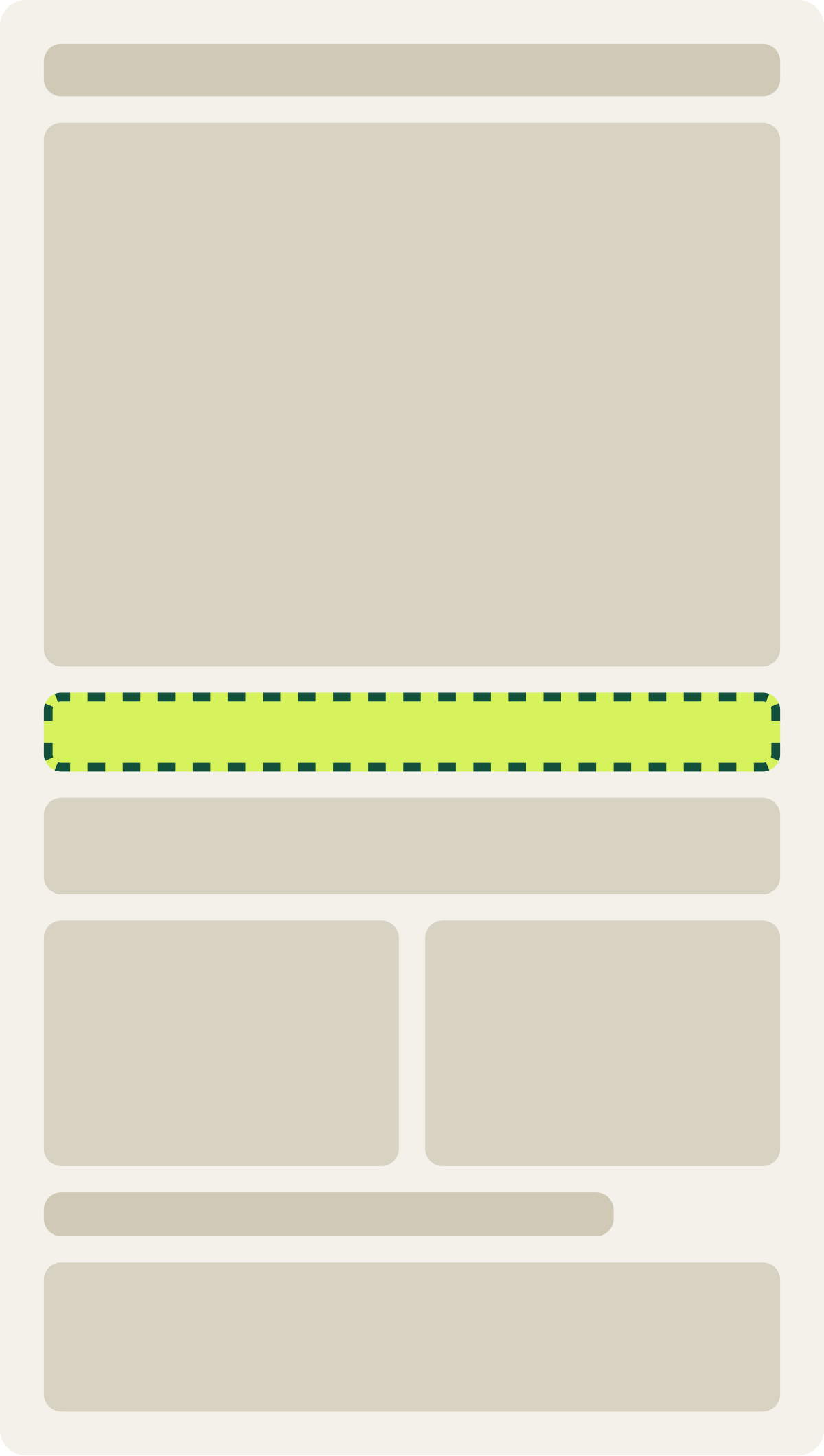 Var A: ZIP code autofill wireframe