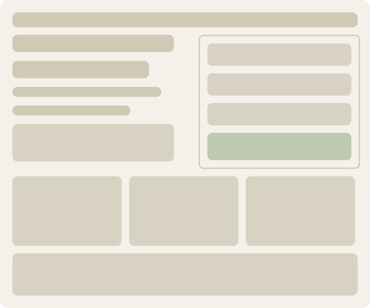 Control wireframe