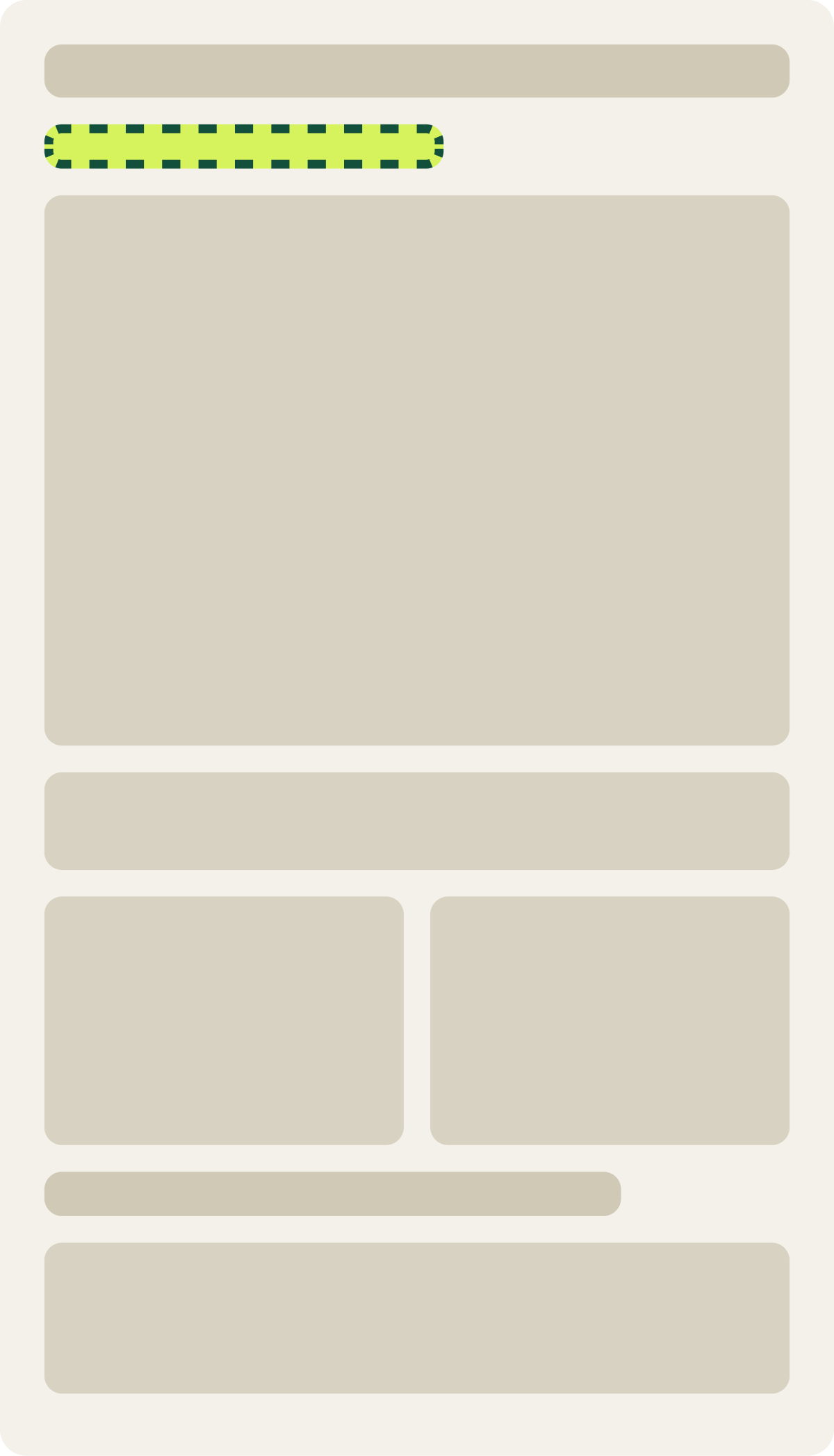 Var B: Shop by color link wireframe
