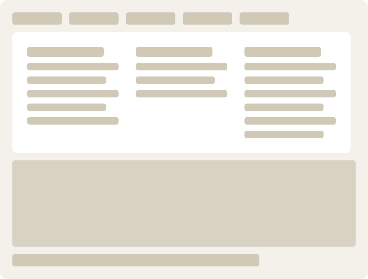 Control wireframe