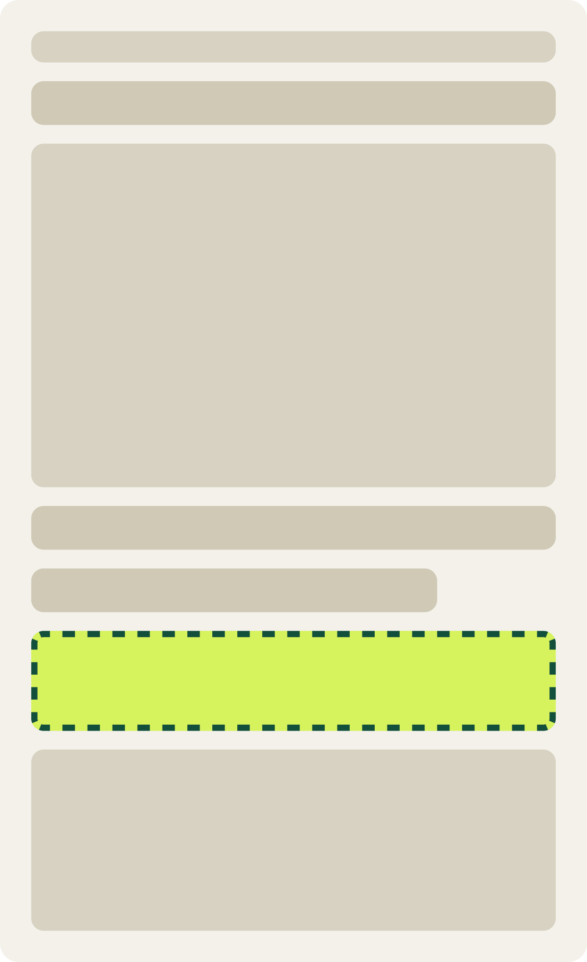 Var A: Button without copy change wireframe