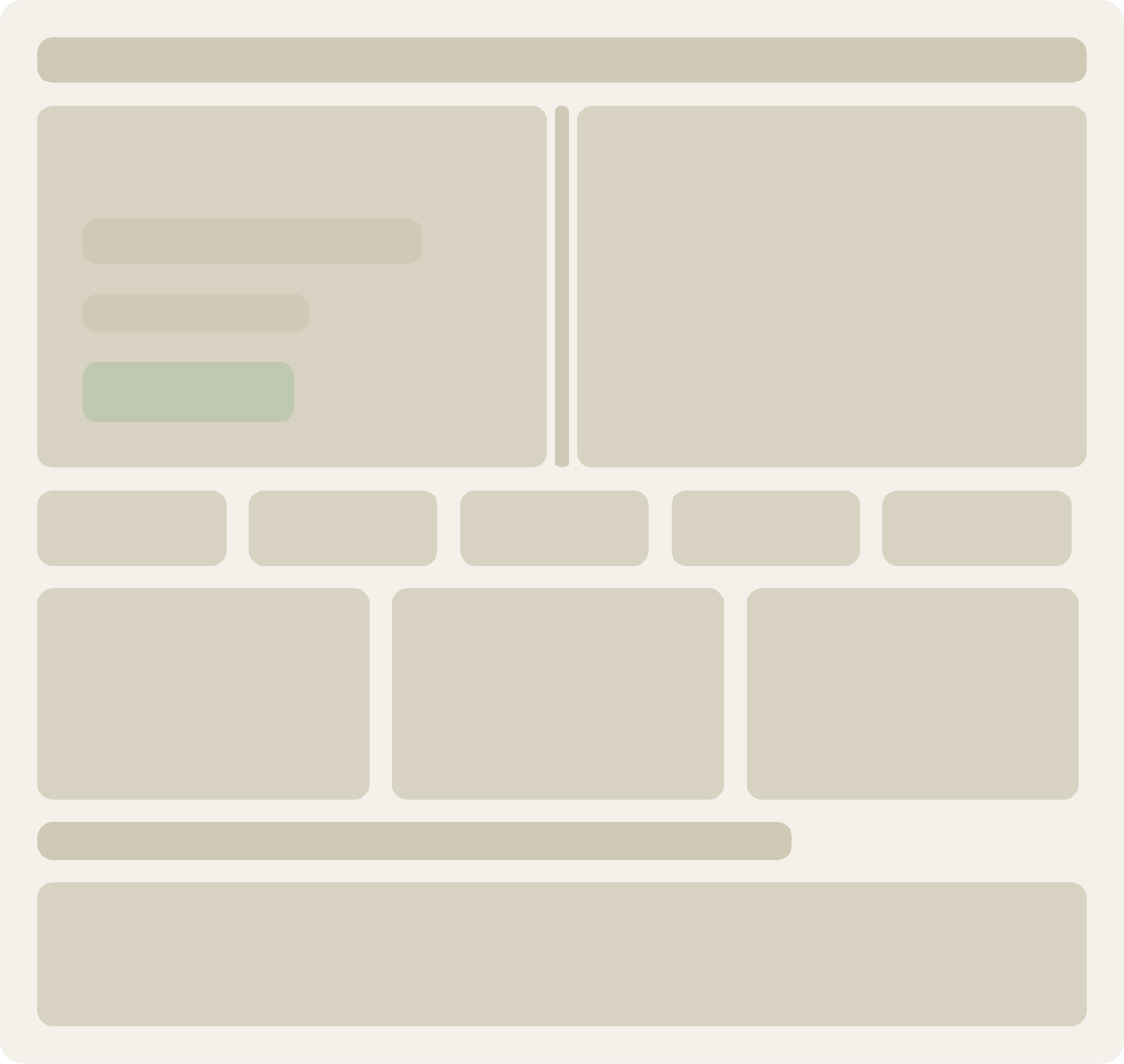 Control wireframe