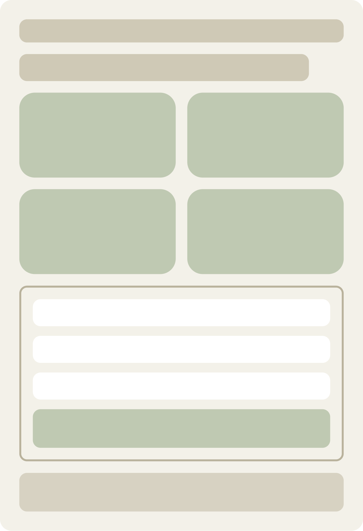Control wireframe