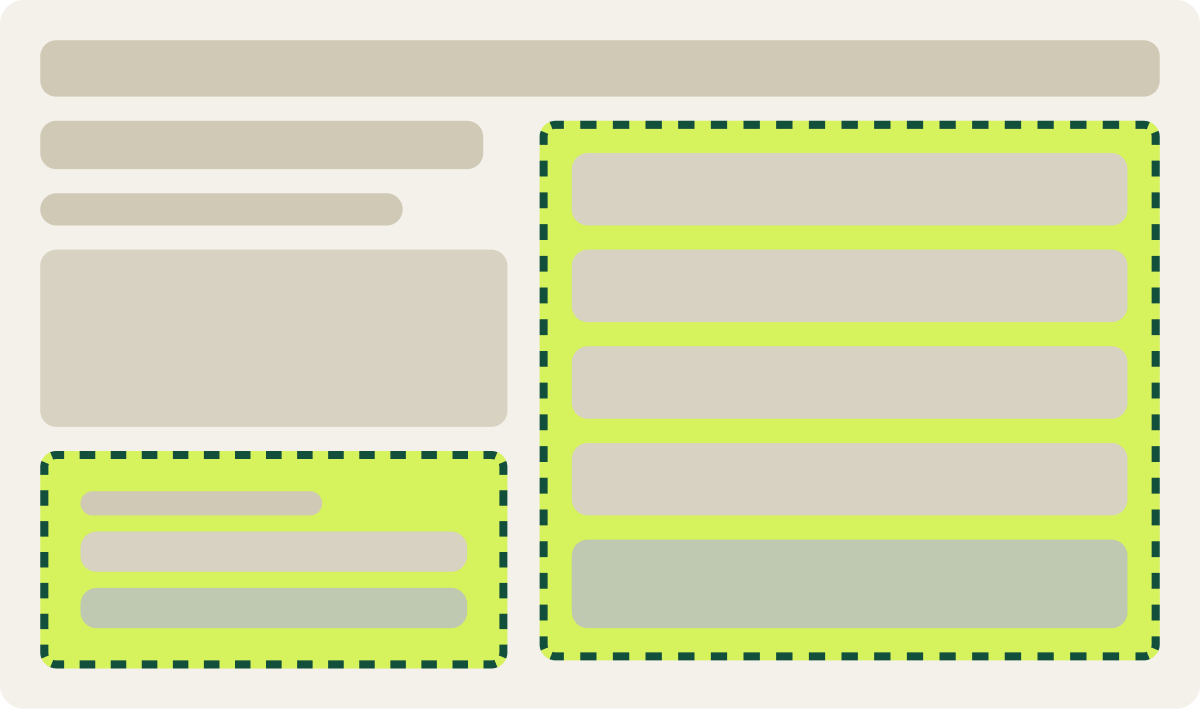Var A: Full funnel restyle wireframe