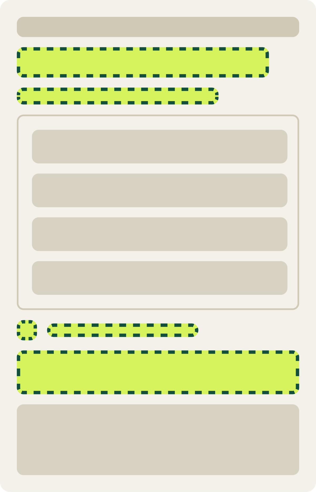 Var A: New copy plus security note wireframe