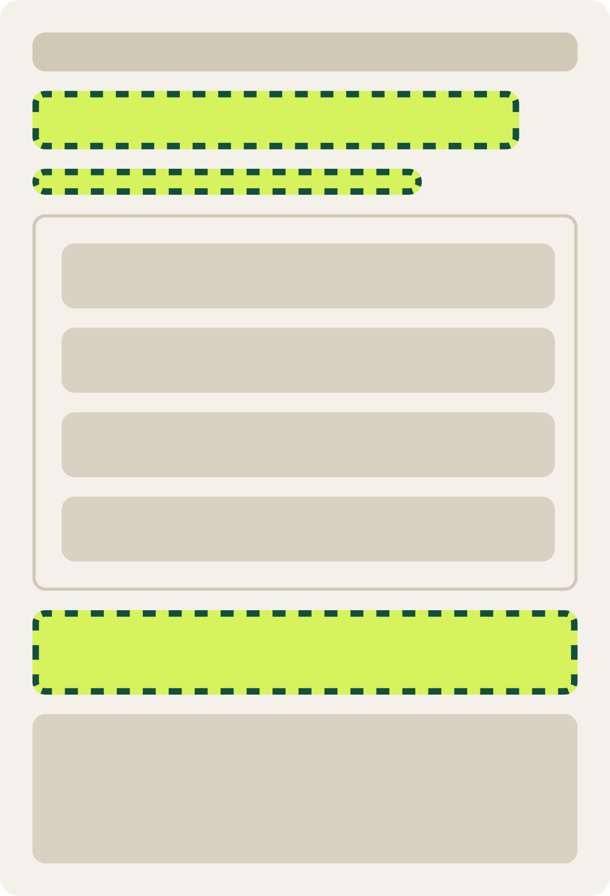 Var A: Direct copy wireframe