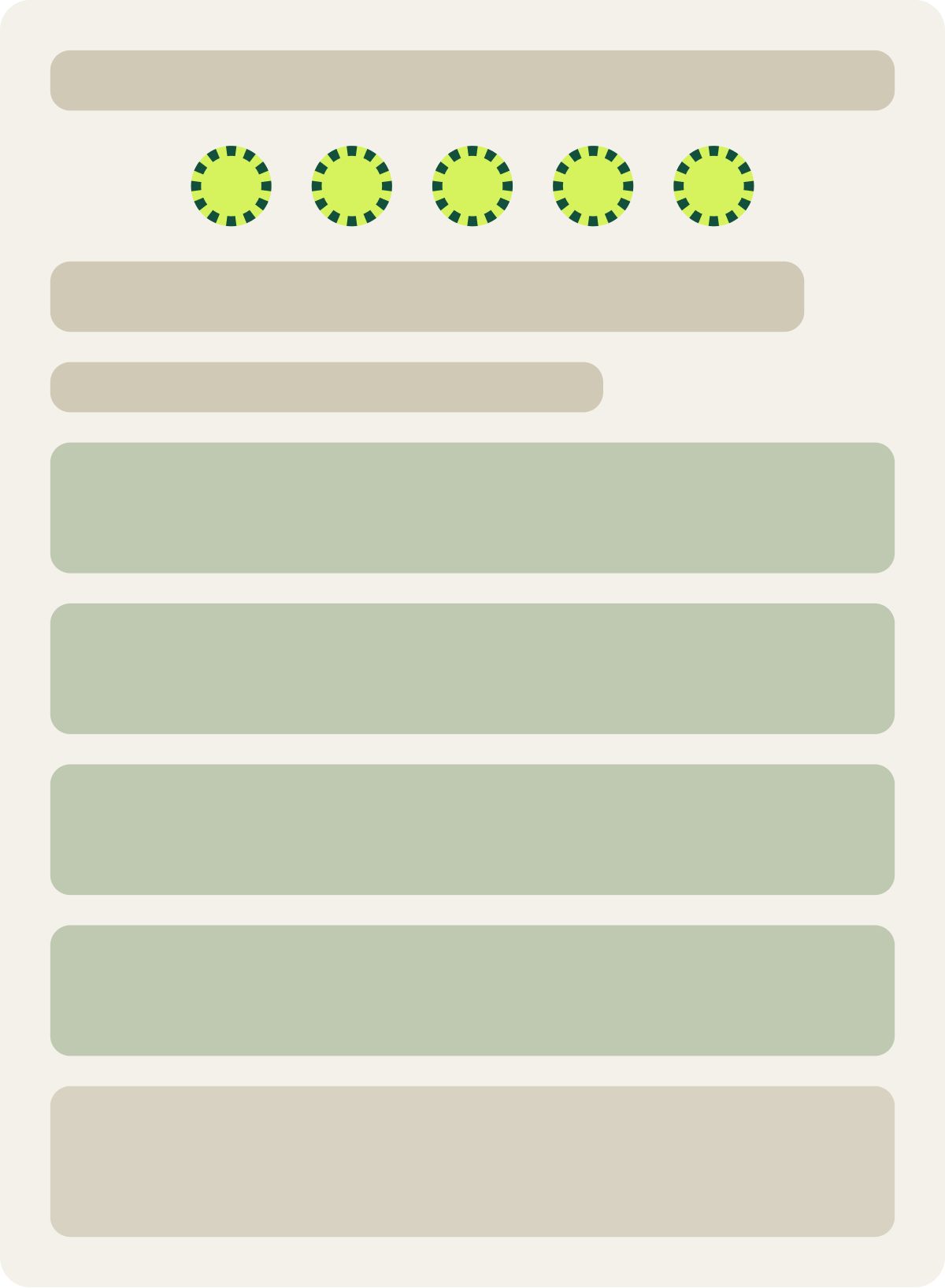 Var C: Larger stepping stones wireframe