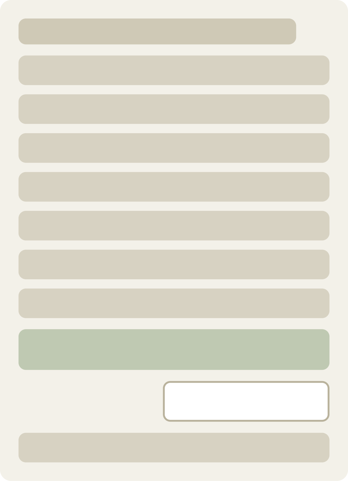 Control wireframe