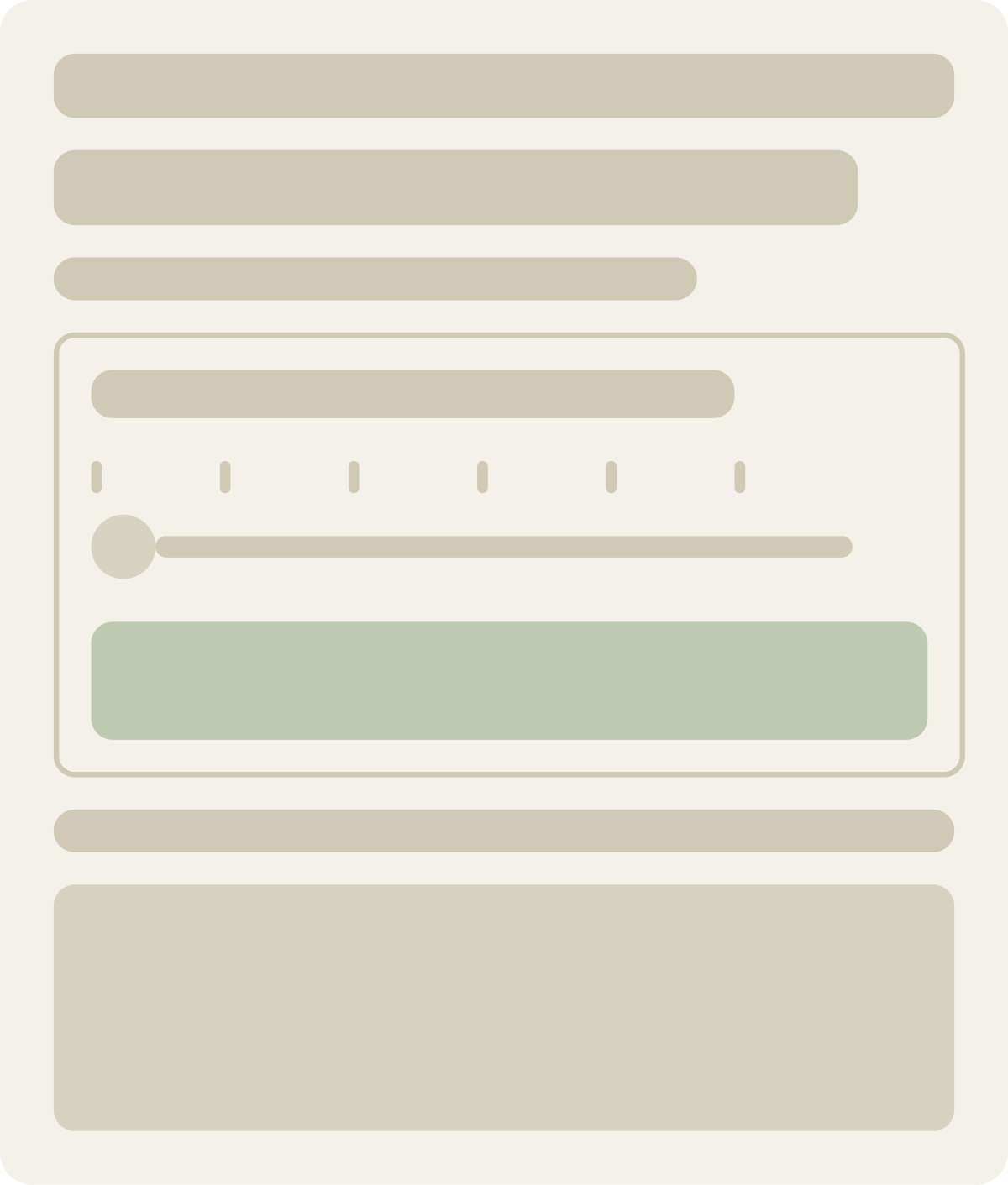 Control wireframe